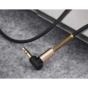 Аудиокабель AUX FUMIKO AC1 Jack 3.5 мм черный 2 м
