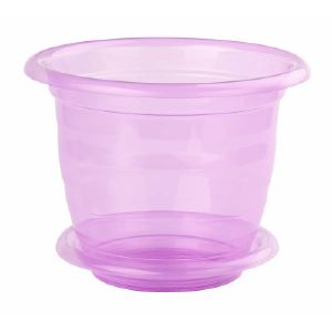 Горшок для цветов 2 л М7545 для Орхидеи Розовый прозрачный