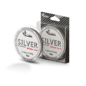 Леска зимняя ALLVEGA Silver 0.08 мм (0.89 кг) 50 м серебристая