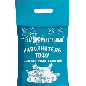 Наполнитель ЗаМУРРРчательный 5 л Тофу аромат Зеленый чай