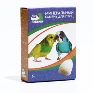 Минеральный камень «Пижон» для птиц, ракушка, 9 г 7492825