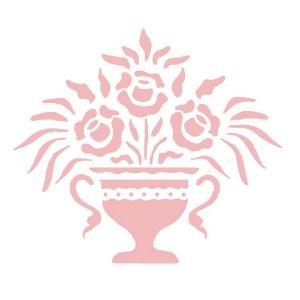 Трафарет для декора, эффект Ваза, 400х300х0,8мм Китай PQtools