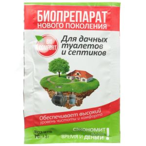 Биосостав для туалетов и септиков 70гр, Биокомфорт