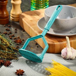 Картофелемялка для кухни, нейлон, нейлон, не нагревается ручка, малахит, Daniks, Эконом, Y4-6182