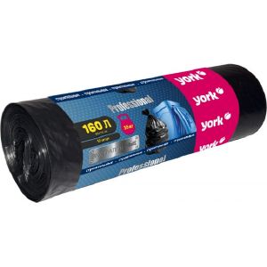 Мешки для мусора 160 л (10 шт) строительные YORK 090090