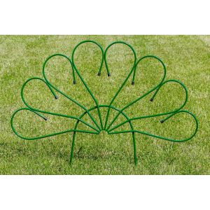 Заборчик металлический садовый №6 Павлин-мини 0,52х0,48 м (5 секций)