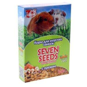 Корм для морских свинок Seven Seeds с орехами, 500 гр
