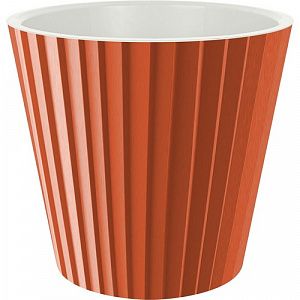 Горшок для цветов InGreen Sand  D190 мм, 3,3 л c дренажной вставкой итальянский терракот IG640110041