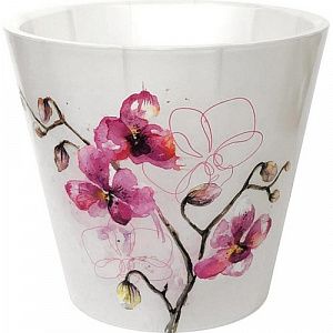 Горшок для цветов London Orchid Deco D160 мм, 1,6 л Фуксия ING6196ФКС