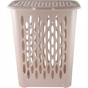 Корзина для белья Keeplex Light с откидной крышкой 37 л 42,2х29х51,5 см бежевый топаз