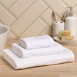Полотенце махровое LoveLife «Square» 30х60 см, цвет белый, 100% хлопок, 380 гр/м2