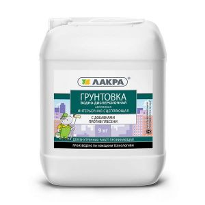 Грунт ЛАКРА интерьерный сцепляющий против плесени 3,5 л