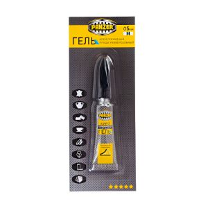 Клей секундный универсальный Panzer Профи, гель, 3 г