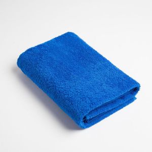 Полотенце махровое Экономь и Я 50х90 см, цв. синий, 100% хлопок, 320 гр/м2