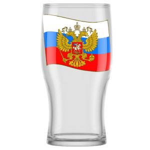Набор бокалов для пива 500 мл 2 шт. 304/2-Д Герб на флаге