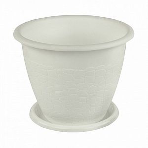 Горшок цв, «Розалия» 3,2л (белый) М1523