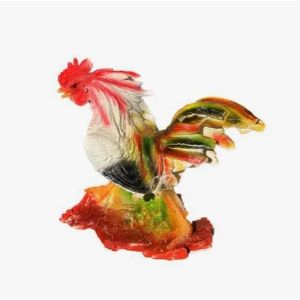 Фигура садовая гипс Петух средний 34x38 см ГАРДЕНВИЛЛ