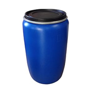 Бочка ПВХ 227 л с крышкой Синяя Б/У