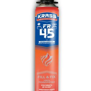 Пена монтажная огнестойкая KRASS Professional FR V45 0,75л