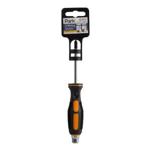 Отвертка Park ударн. PH1х7,5 см с упором для гаечный ключ 2-х компонентная ручка, крестовая
