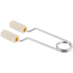 Ролик специальный для решеток, арматур, оград,  ядро 15 мм,  100% велюр, ворс 5 мм, ручка двойная 22