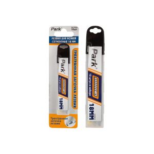 Лезвия для ножа сегментные PARK 18 мм 10 шт, 3-х сторонняя заточка