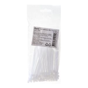 Хомут-стяжка Park, нейлон, 3,6x250 мм, 100 шт, белый