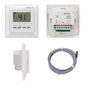 Терморегулятор цифровой RX-511H (белый) REXANT (совместим с Legrand серии Valena)