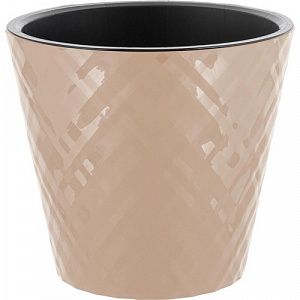 Горшок для цветов InGreen Manhattan 1,6 л, D160 мм, молочный шоколад IG670110047