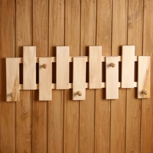 Вешалка оригинальная Добропаровъ 5 крючков 79х30х3см, липа