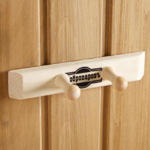 Вешалка Добропаровъ 2 крючка, липа 3426709