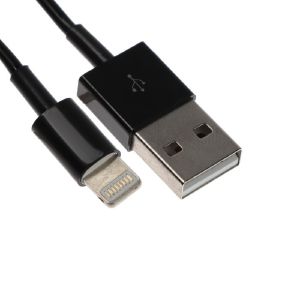Кабель Mirex 13700-AM8PM02B, Lightning - USB, 0.2 м, черный