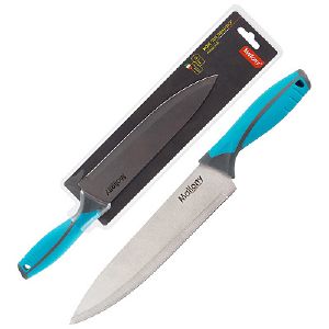 Нож  Mallony Arcobaleno MAL-01AR поварской с прорезиненной рукояткой, 20 см