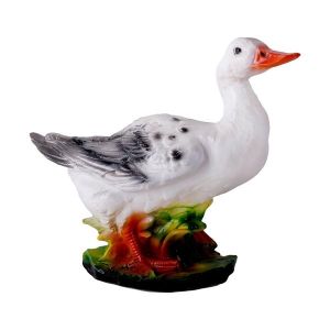 Фигура садовая гипс Утка средняя 33х37 см ГАРДЕНВИЛЛ
