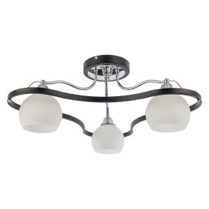 Светильник потолочный 11438/3CR+BK WT ЭкономСвет