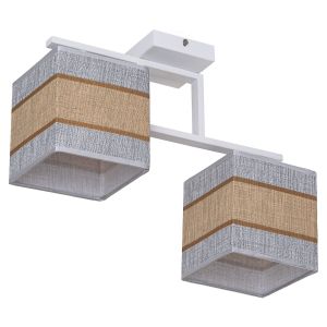 Светильник потолочный 6152/2WT BR+GR ЭкономСвет