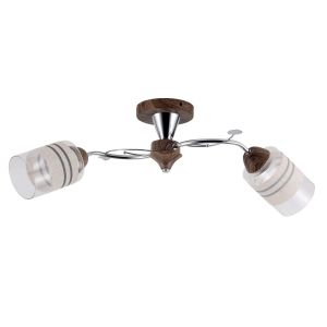 Светильник потолочный 66001/2WD+CR WT ЭкономСвет