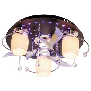 Светильник потолочный 8312/3+1BK+CR WT RC RBPLED ЭкономСвет