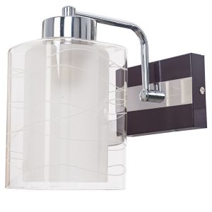 Светильник настенный 050J/1wCR+BR WT ЭкономСвет