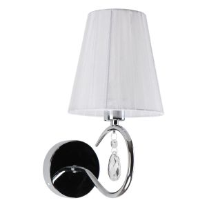 Бра классическое с хрусталем 20776/1wCR WT ЭкономСвет