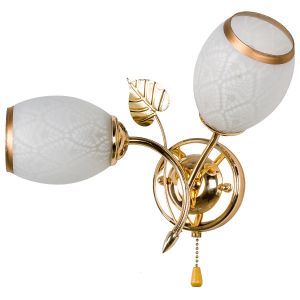 Светильник настенный 4552/2wFGD WT ЭкономСвет