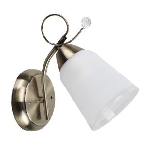 Бра классическое 91034/1wAB WT ЭкономСвет