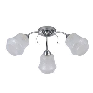 Люстра эконом 12171/3CR WT ЭкономСвет