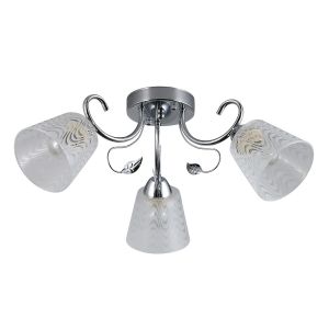 Люстра эконом 12191/3CR WT ЭкономСвет