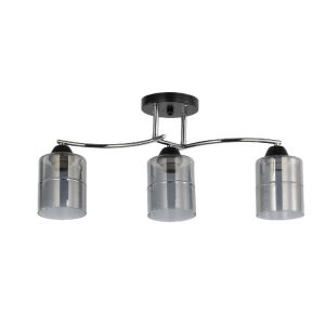 Люстра в стиле модерн 12206/3BK+CR GR ЭкономСвет