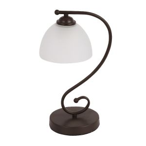 Лампа настольная классическая 15017/1T CF WT ЭкономСвет