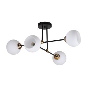 Спот потолочный 20809/4BK+GD WT ЭкономСвет