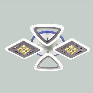 Люстра светодиодная 50551/2+2WT RGB ЭкономСвет