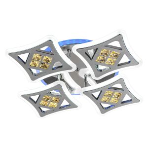 Люстра светодиодная 50556/4CR RGB ЭкономСвет