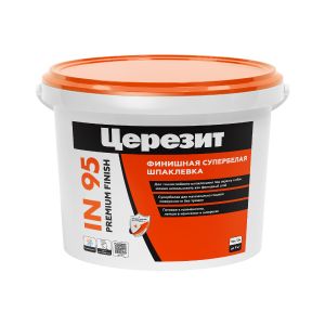Шпаклевка финишная полимерная Церезит (Ceresit) IN 95, готовая, 5 кг